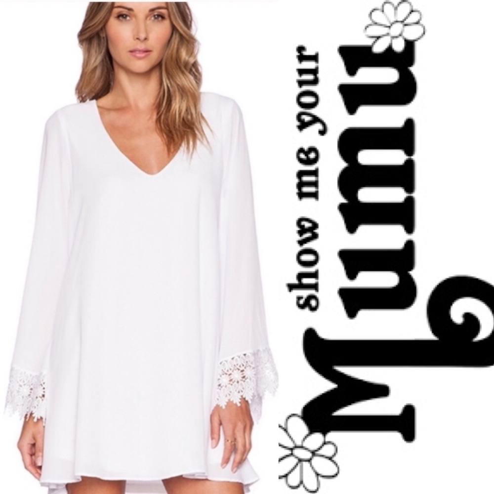 SHOW ME YOUR MUMU | Portabella white Mini dress